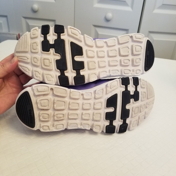 Reebok Purple Memory Tech Massage Trainers Womens Size 9 - Picture 6 of 7